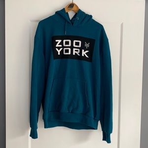 Zoo York | men’s teal hoody | large